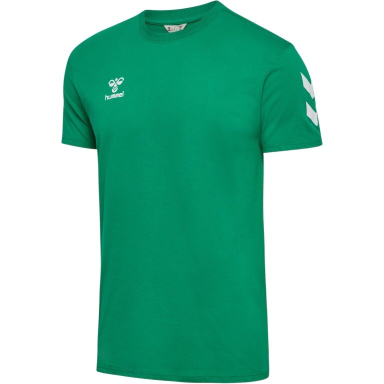 Hummel Sport T-shirt hmlGO 2.0 Chevron (cotton) green men's