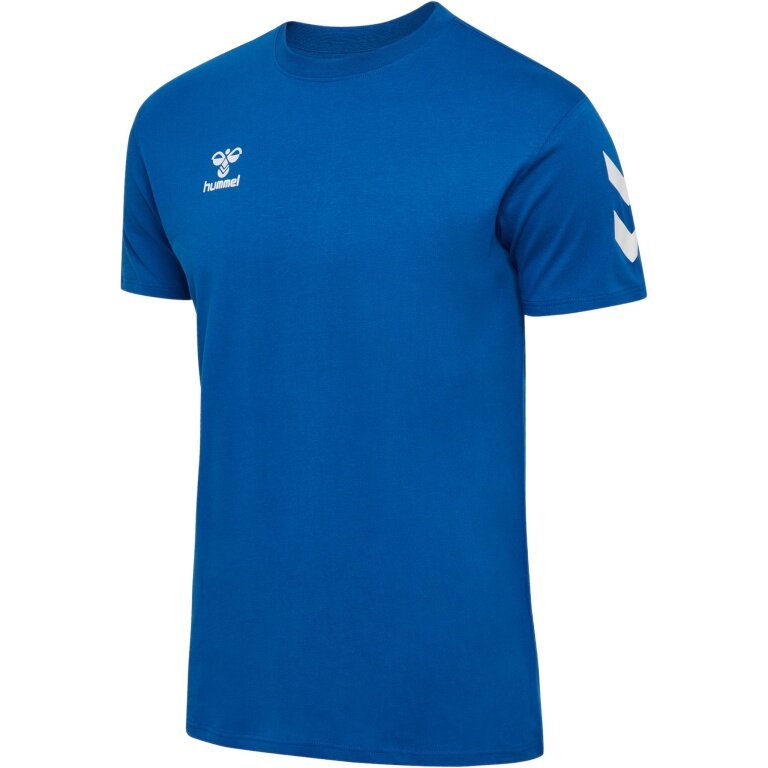 Hummel Sport T-shirt hmlGO 2.0 Chevron (cotton) blue men's