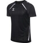Hummel Sport T-shirt hmlLEAD 2.0 Jersey (recycled polyester, quick-drying) black men's