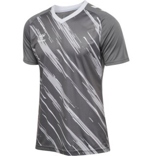 Hummel Sport T-shirt hmlMATCH Triumph Jersey (100% Polyester) steel grey/white Men's