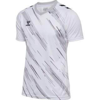 Hummel Sport T-shirt hmlMATCH Triumph Jersey (100% Polyester) white/grey men's