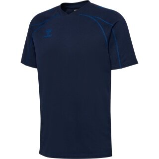 hummel Sport T-shirt hmlMOVE 2.0 (cotton blend) navy blue men's