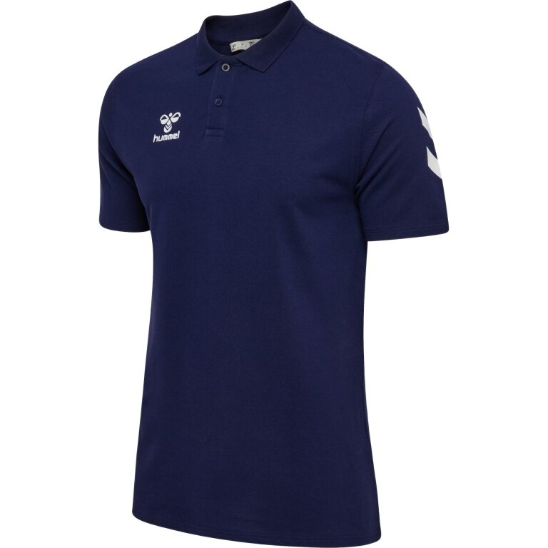 Hummel Sport/Recreation Polo hmlGO Chevron (100% Cotton) navy blue Men's