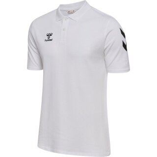 Hummel Sport/Recreation Polo hmlGO Chevron (100% Cotton) white Men's