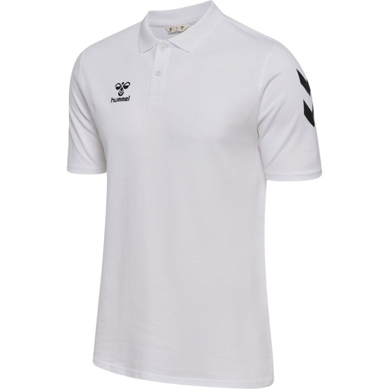 Hummel Sport/Recreation Polo hmlGO Chevron (100% Cotton) white Men's