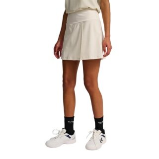 Hummel Sport Skirt hmlCOURT Mid Waist Pocket Skirt (integrated tights) cream white ladies
