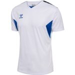 Hummel Sport T-shirt hmlAUTHENTIC Jersey (100% Polyester) Short Sleeve White/Blue Men's