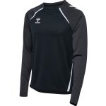 hummel Sport Long Sleeve Shirt hmlLEAD 2.0 Crew Sweat (breathable) black/asphalt grey Men's