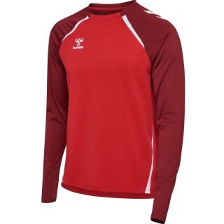 hummel Sport Long Sleeve Shirt hmlLEAD 2.0 Crew Sweat (breathable) red Men's
