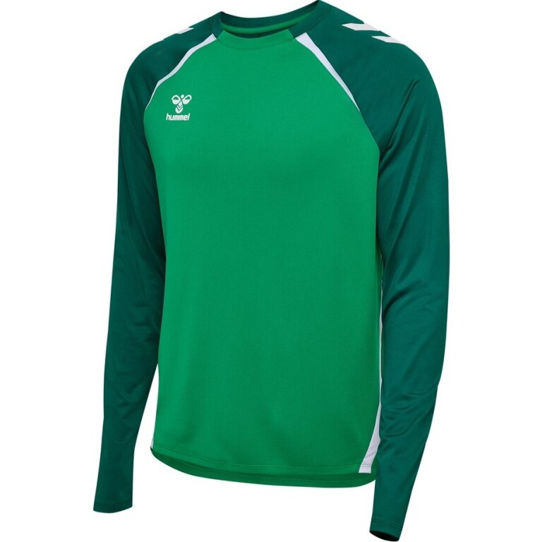 Hummel Sport Long Sleeve Shirt hmlLEAD 2.0 Crew Sweat (breathable) green Men's