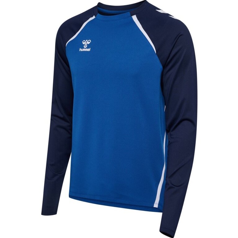 Hummel Sport Long Sleeve Shirt hmlLEAD 2.0 Crew Sweat (breathable) blue/navy blue Men's