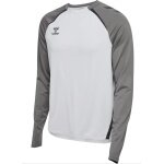 Hummel Sport Long Sleeve Shirt hmlLEAD 2.0 Crew Sweat (breathable) white/grey men's
