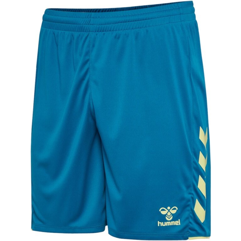hummel Sport Shorts hmlCORE 2.0 (comfortable fit) short blue/lime green men's