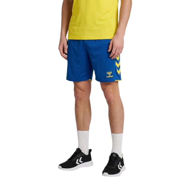 hummel Sport Shorts hmlCORE 2.0 (comfortable fit) short blue/yellow men's