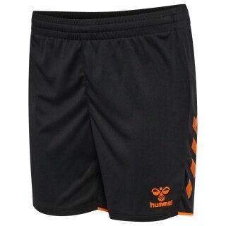 hummel Sport Shorts hmlCORE 2.0 (comfortable fit) short black/orange ladies