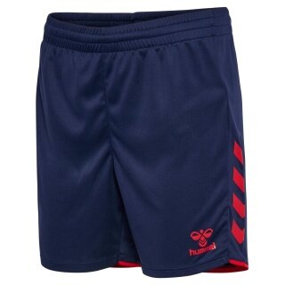 hummel Sport Shorts hmlCORE 2.0 (comfortable fit) short navy/red ladies