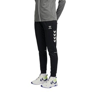 hummel Sport Trousers hmlCORE 2.0 Track Pants (100% recycled Polyester) long black/white ladies