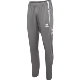 hummel Sports Trousers hmlLEAD 2.0 Training Pant (recycled polyester, with zip pockets) long grey men's