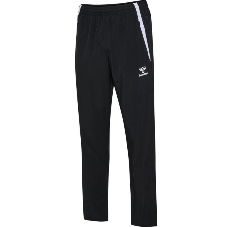 Hummel Sports Trousers hmlLEAD 2.0 Woven Pant (recycled polyester, breathable) long black men's