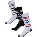 Hummel Sports Socks Chevron High Crew Retro White/Black - 3 Pairs