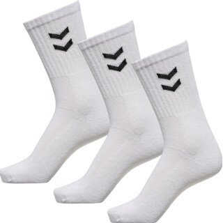 hummel Sport Socks Crew Basic white - 3 pairs
