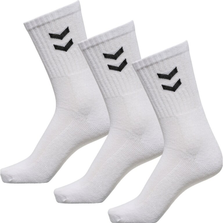 hummel Sport Socks Crew Basic white - 3 pairs