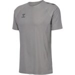 Hummel Training T-shirt hmlCIMA 2.0 Jersey (very stretchy material, soft material) grey men's