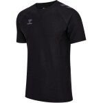 Hummel Training T-shirt hmlCIMA 2.0 Jersey (very stretchy material, soft material) black melange men's