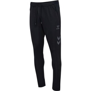hummel Training Trousers hmlCIMA 2.0 Pants (recycled polyester, with zip pockets) long black men's
