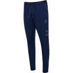 hummel Training Trousers hmlCIMA 2.0 Pants (recycled polyester, with zip pockets) long navy blue men's