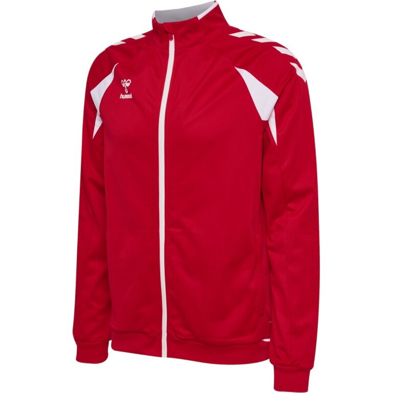 hummel Training Jacket hmlCORE 2.0 Track Zip (100% recycled Polyester) red/white Men's