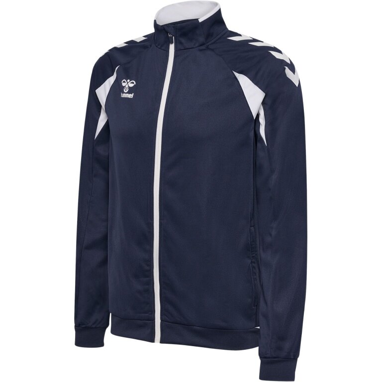 hummel Training Jacket hmlCORE 2.0 Track Zip (100% recycled Polyester) navy blue/white Men's
