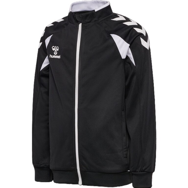 hummel Training Jacket hmlCORE 2.0 Track Zip (100% recycled Polyester) black/white boys