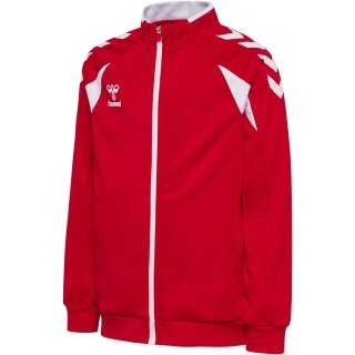 hummel Training Jacket hmlCORE 2.0 Track Zip (100% recycled Polyester) red/white boys