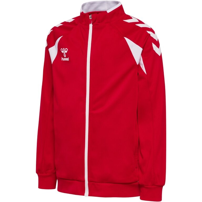 hummel Training Jacket hmlCORE 2.0 Track Zip (100% recycled Polyester) red/white boys