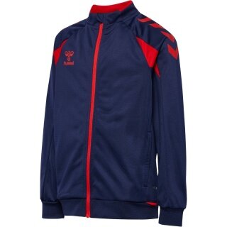 hummel Training Jacket hmlCORE 2.0 Track Zip (100% recycled Polyester) navy/red Boys