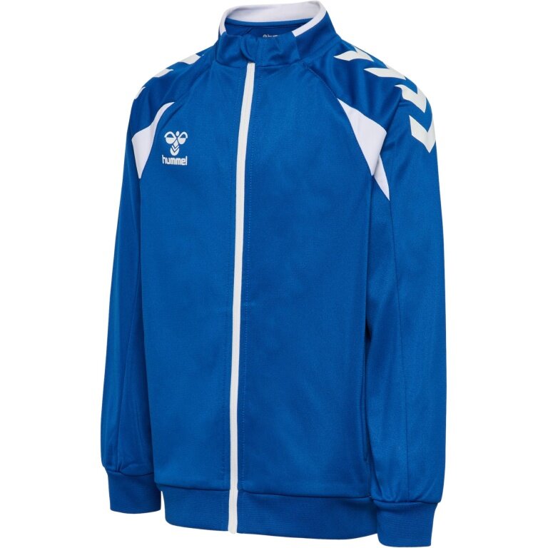 hummel Training Jacket hmlCORE 2.0 Track Zip (100% recycled Polyester) blue/white Boys