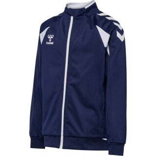 hummel Training Jacket hmlCORE 2.0 Track Zip (100% recycled Polyester) navy blue/white boys
