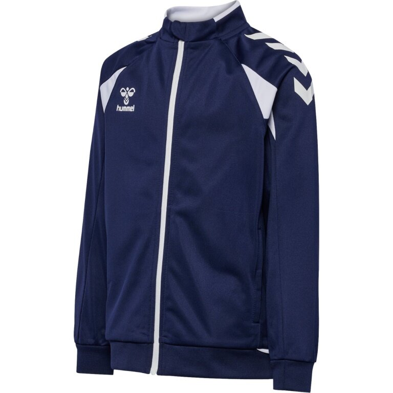 hummel Training Jacket hmlCORE 2.0 Track Zip (100% recycled Polyester) navy blue/white boys