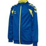 hummel Training Jacket hmlCORE 2.0 Track Zip (100% recycled Polyester) blue/yellow Boys