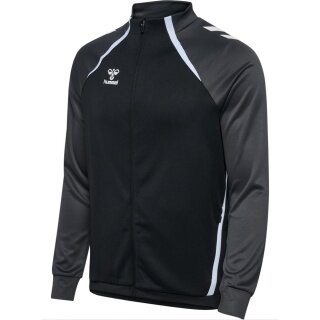 Hummel Training Jacket hmlLEAD 2.0 Track Zip (high breathability) black/asphalt grey men's
