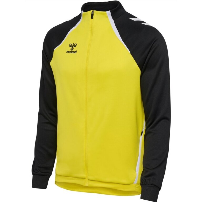 Hummel Training Jacket hmlLEAD 2.0 Track Zip (high breathability) yellow/black men's