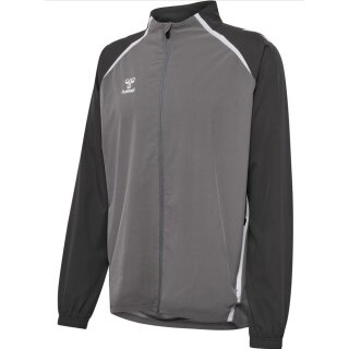 Hummel Training Jacket hmlLEAD 2.0 Woven Full Zip (recycled Polyester) steel grey/asphalt grey Men's