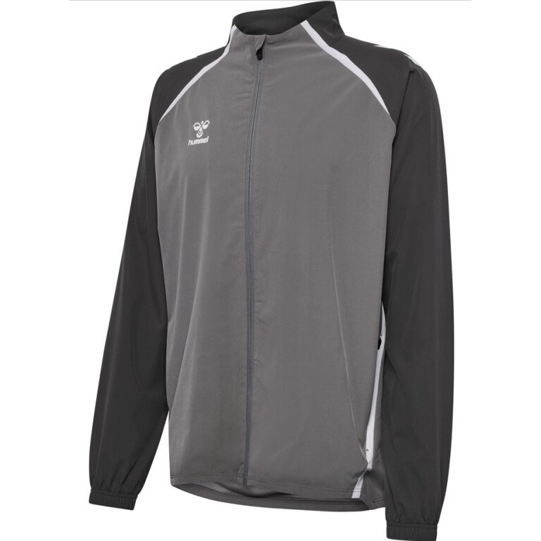 Hummel Training Jacket hmlLEAD 2.0 Woven Full Zip (recycled Polyester) steel grey/asphalt grey Men's