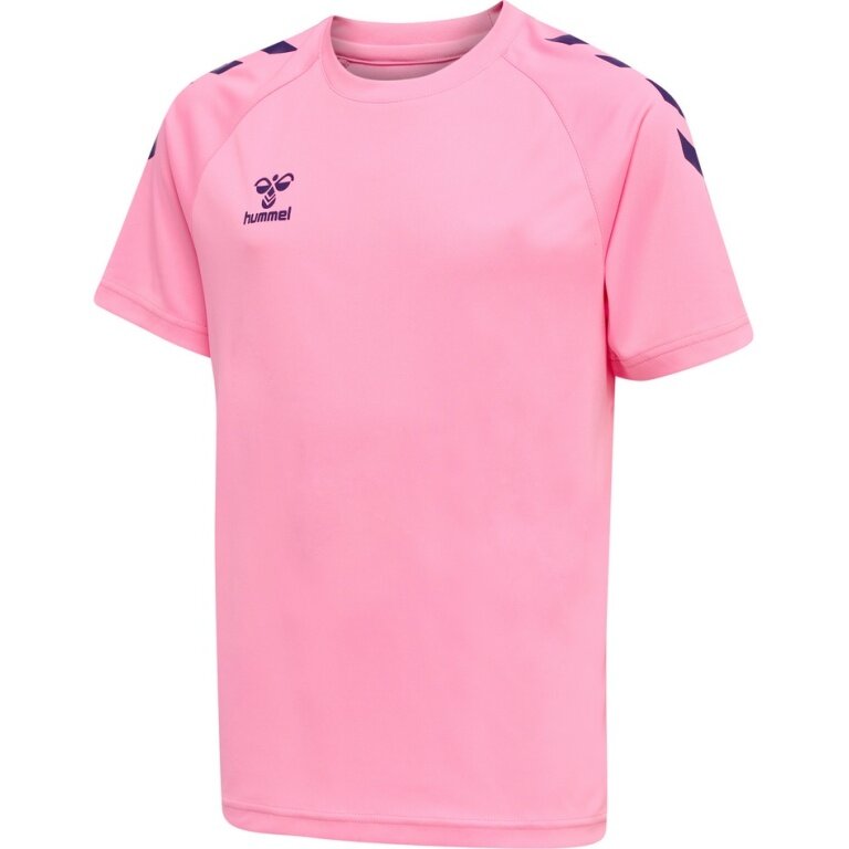 hummel Sport T-shirt hmlCORE XK Core Poly (Interlock fabric) short sleeve pink children