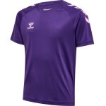 hummel Sport T-shirt hmlCORE XK Core Poly (Interlock fabric) Short Sleeve Purple Kids