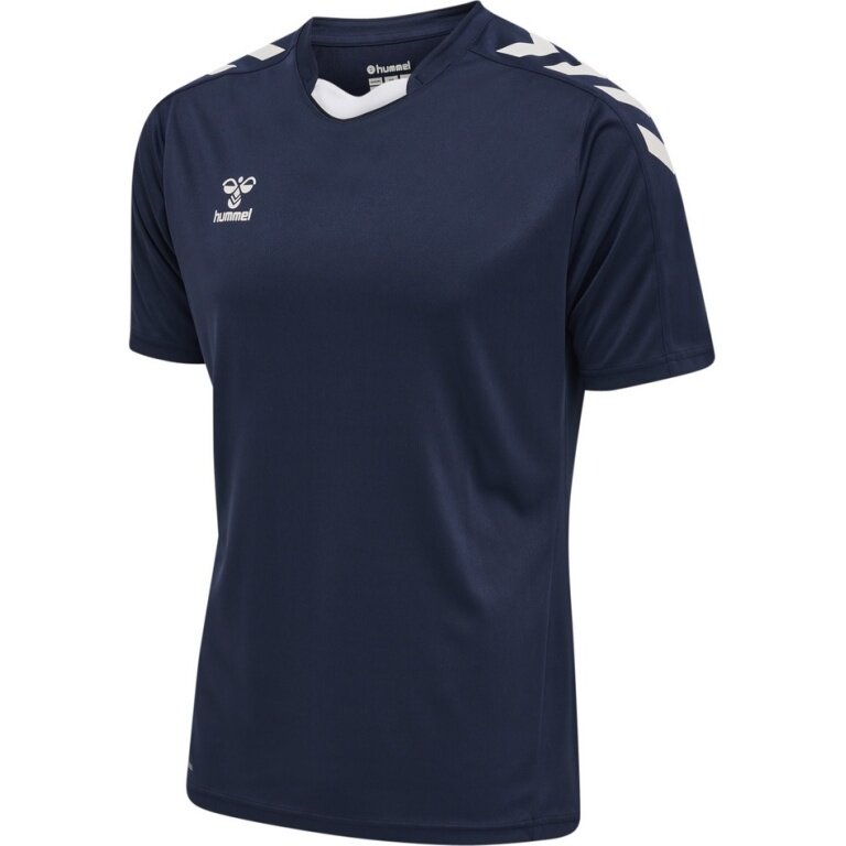 hummel Sport T-shirt hmlCORE XK Poly Jersey (robust double knit) short sleeve navy blue men