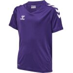 hummel Sport T-shirt hmlCORE XK Poly Jersey (robust double knit) Short sleeve purple/white Kids