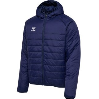 hummel Winter Jacket hmlGO Quilted Hood (lightweight, breathable) navy blue Men