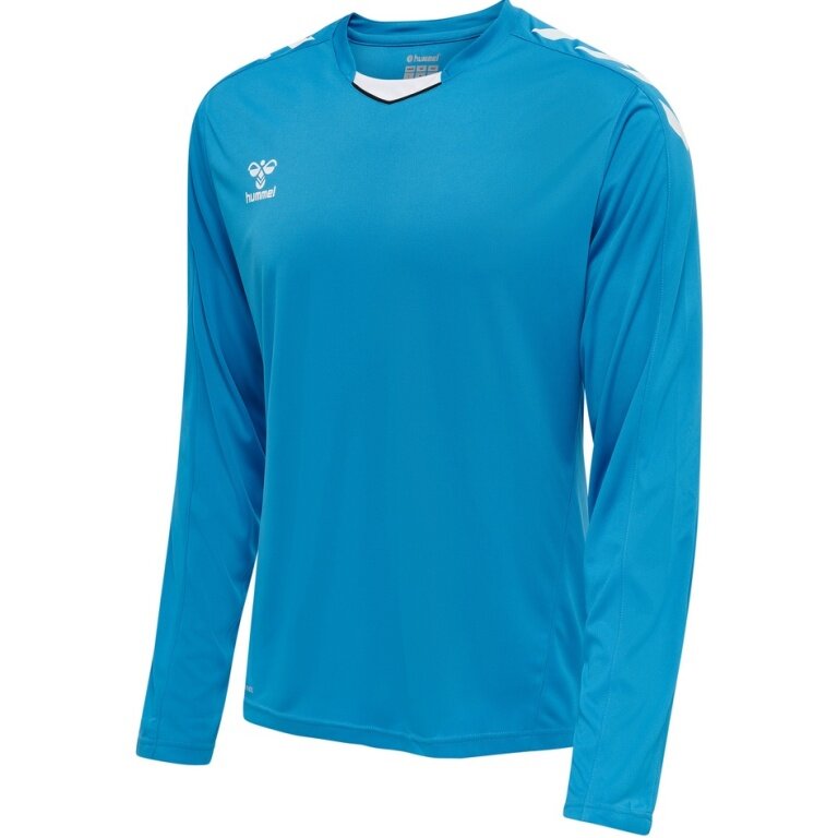 hummel Sport long-sleeved shirt hmlCORE XK Poly Jersey (Interlock fabric) blue Men
